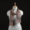Pedana Block Print Natural Dyed Cotton Kalamkari Stole 49