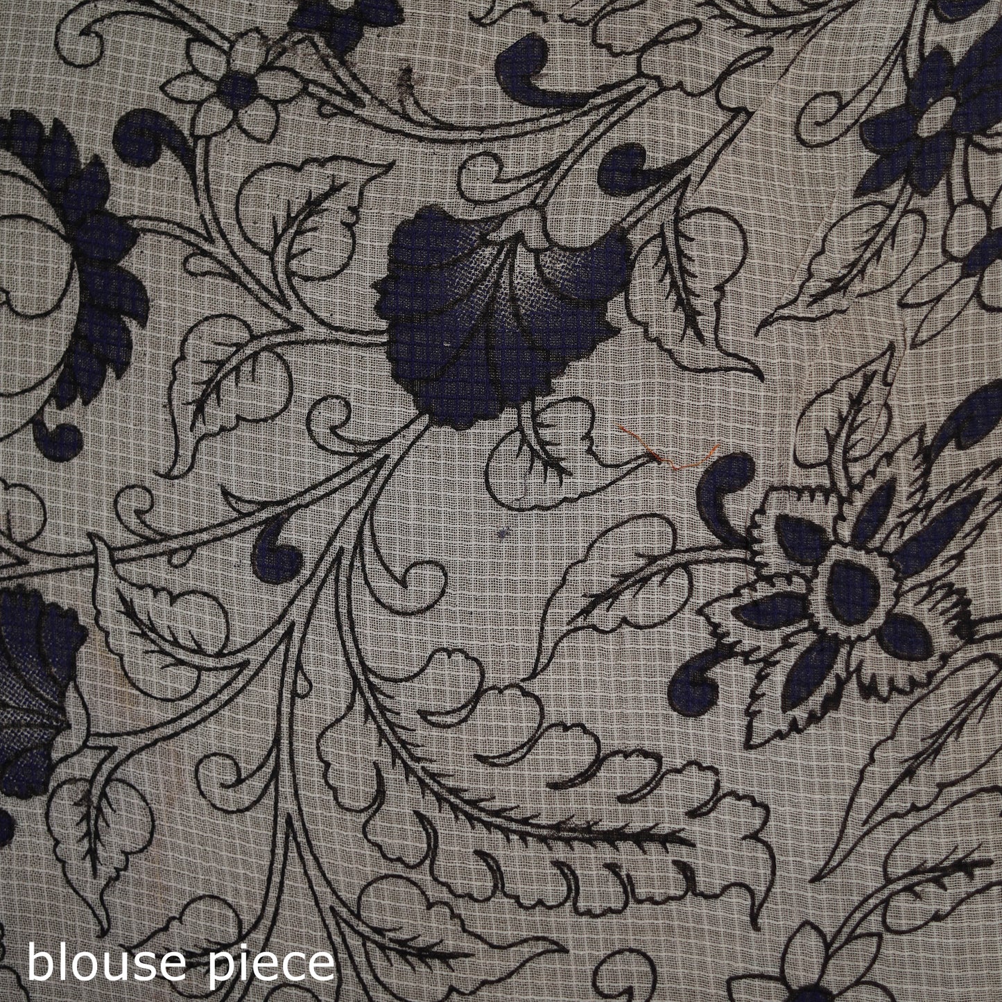 Kalamkari Printed Kota Doria Cotton Saree 18