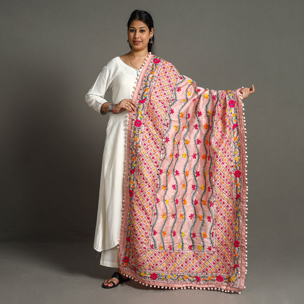 Phulkari Embroidered Dupatta