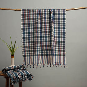 Handloom Fine Cotton Checks Bath Towel  101