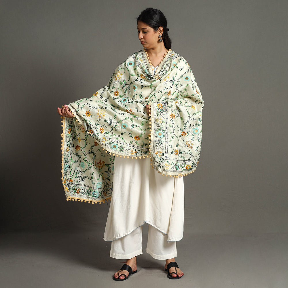 Phulkari Embroidered Dupatta