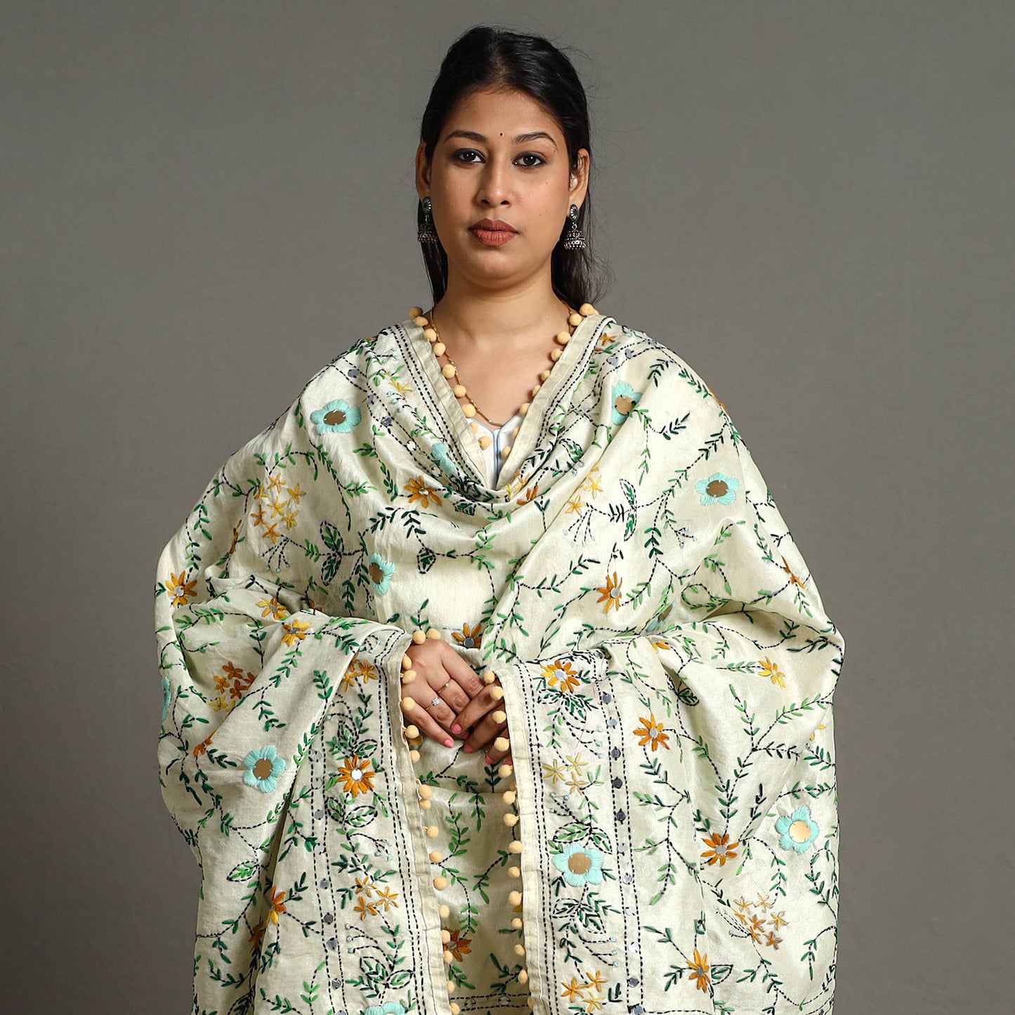 Phulkari Embroidered Dupatta