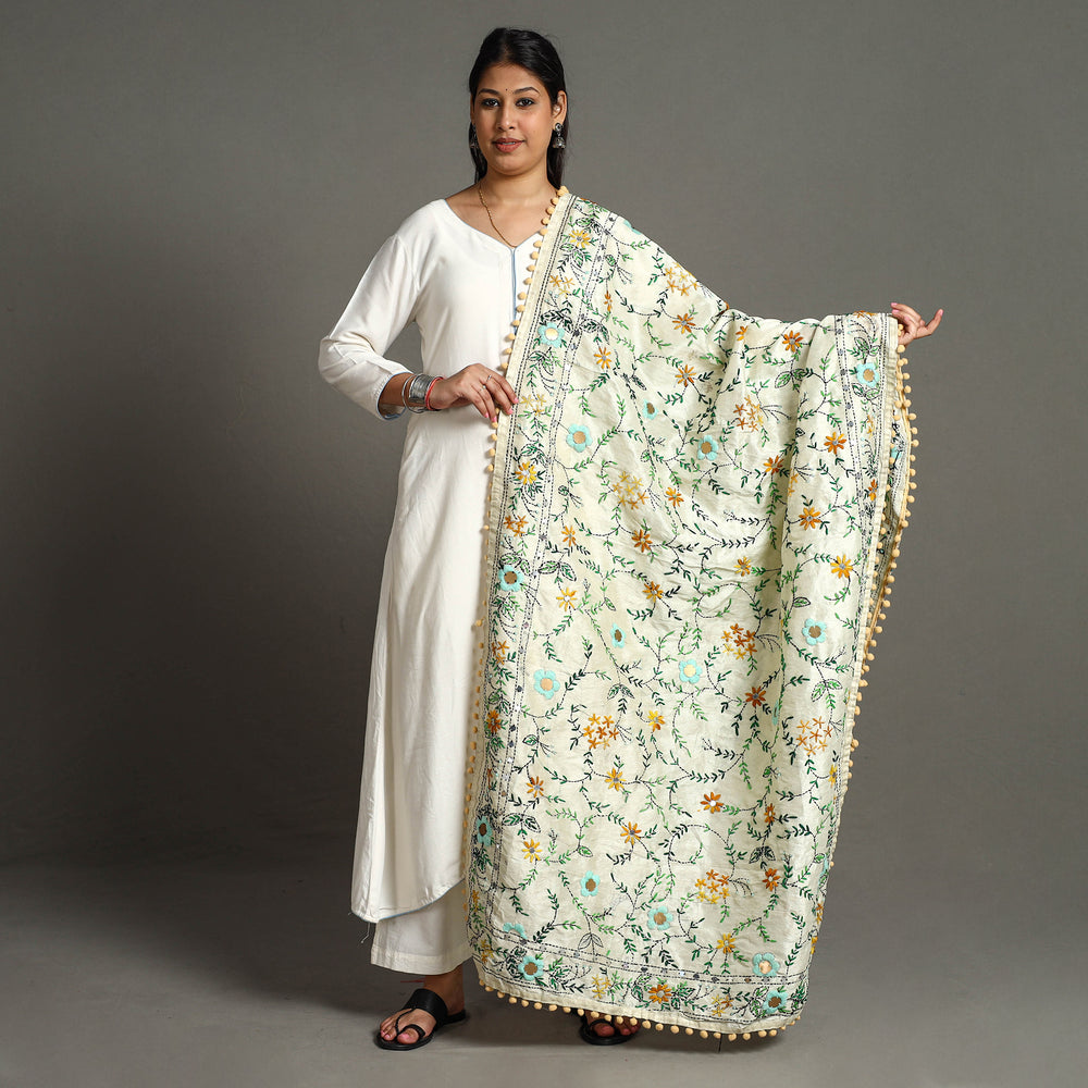 Phulkari Embroidered Dupatta