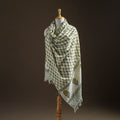 Floral Sanganeri Print Pure Merino Wool Handwoven Shawl 24