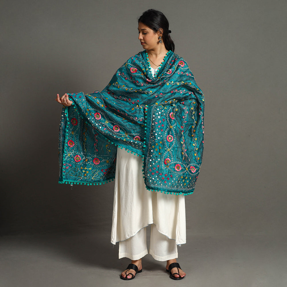 Phulkari Embroidered Dupatta