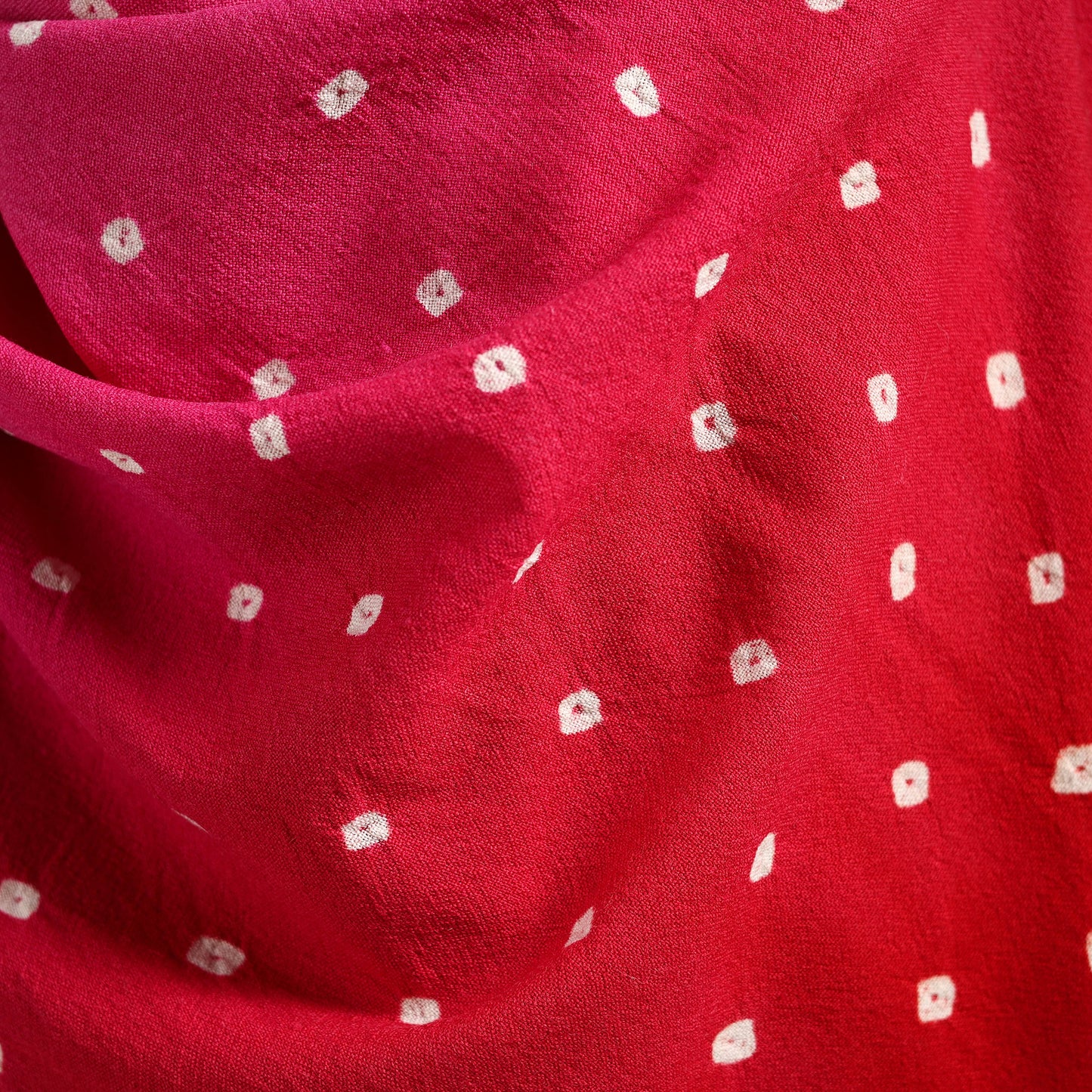 Kutch Handwoven Bandhani Merino Wool Shawl 44