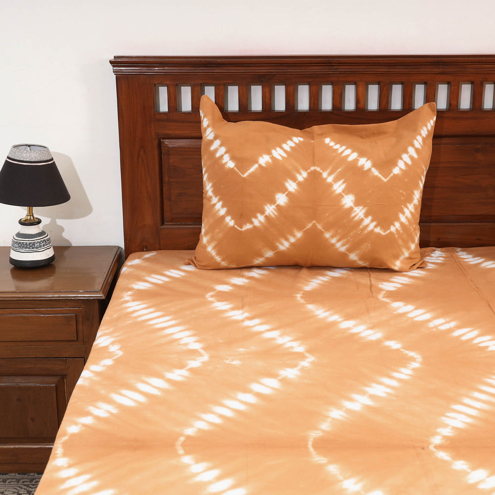 shibori double bed cover set