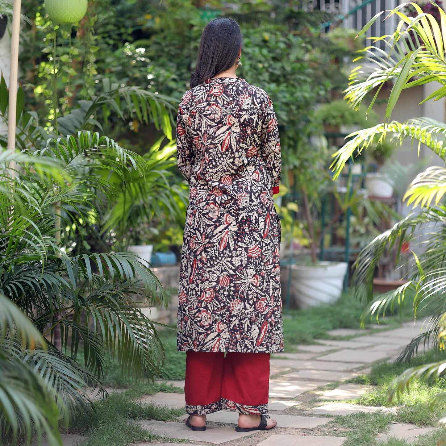 Kalamkari Kurta with Palazzo Set
