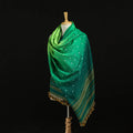 Kutch Handwoven Bandhani Merino Wool Shawl 45