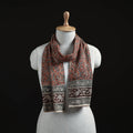 Pedana Block Print Natural Dyed Cotton Kalamkari Stole 61