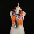 Bengal Kantha Handwork Patchwork Reversible Silk Stole 333