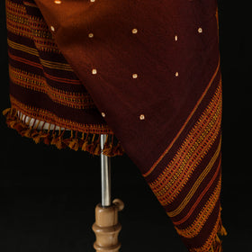 Kutch Handwoven Bandhani Merino Wool Shawl 46