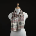 Pedana Block Print Natural Dyed Cotton Kalamkari Stole 66