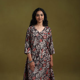 Kalamkari Printed Cotton 2pc Kurta Set for women 10