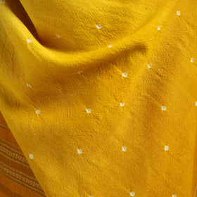Kutch Handwoven Bandhani Merino Wool Shawl 47