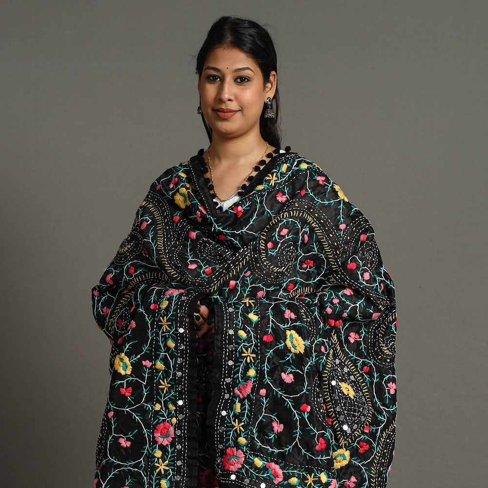 Phulkari Embroidered Dupatta