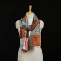Bengal Kantha Handwork Patchwork Reversible Silk Stole 338
