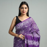 Batik Print Saree