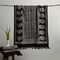 Handloom Cotton Natural Dyed Hand Block Bagh Print Towel 104