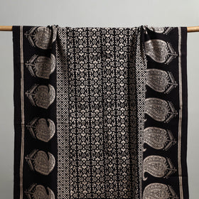 Handloom Cotton Natural Dyed Hand Block Bagh Print Towel 104