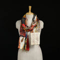 Bengal Kantha Handwork Patchwork Reversible Silk Stole 342