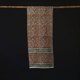 Pedana Block Print Natural Dyed Cotton Kalamkari Stole 60