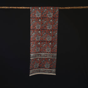 Pedana Block Print Natural Dyed Cotton Kalamkari Stole 59