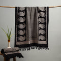 Handloom Cotton Natural Dyed Hand Block Bagh Print Towel 105