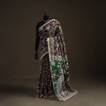 Kalamkari Printed Kota Doria Cotton Saree 25
