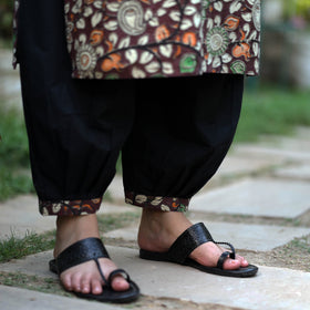 Kalamkari Kurta with Palazzo & Dupatta Set