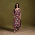 Kalamkari Printed Cotton 2pc Kurta Set for women 08