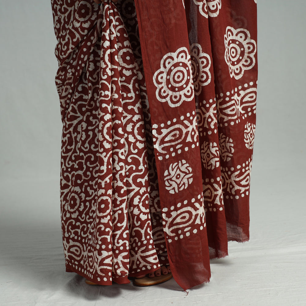 Batik Print Saree