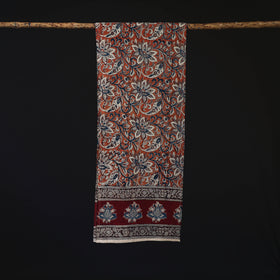 Pedana Block Print Natural Dyed Cotton Kalamkari Stole 53