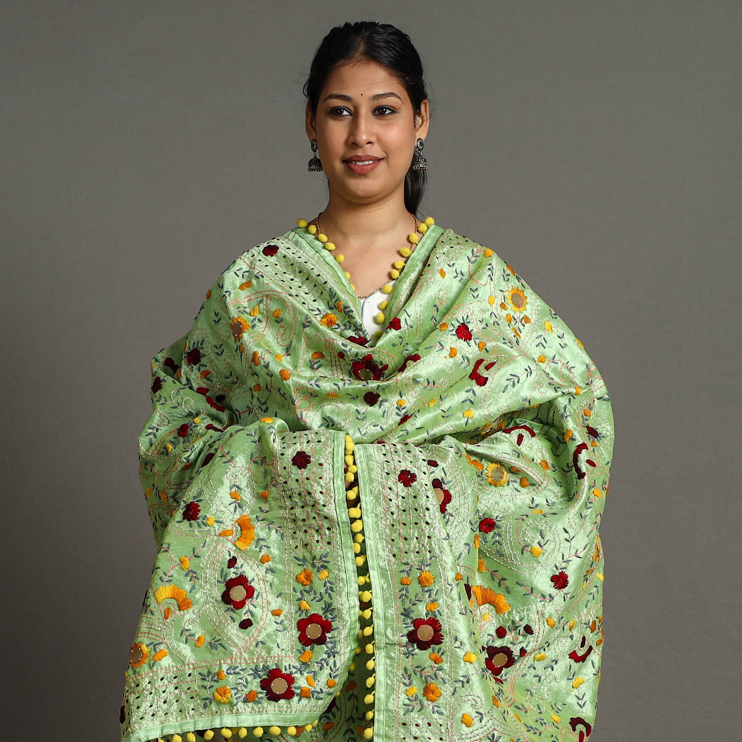 Phulkari Embroidered Dupatta