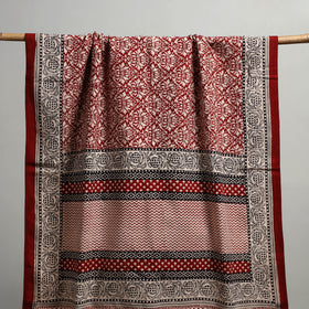 Handloom Cotton Natural Dyed Hand Block Bagh Print Towel 106