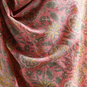 Floral Sanganeri Print Pure Merino Wool Handwoven Shawl 28