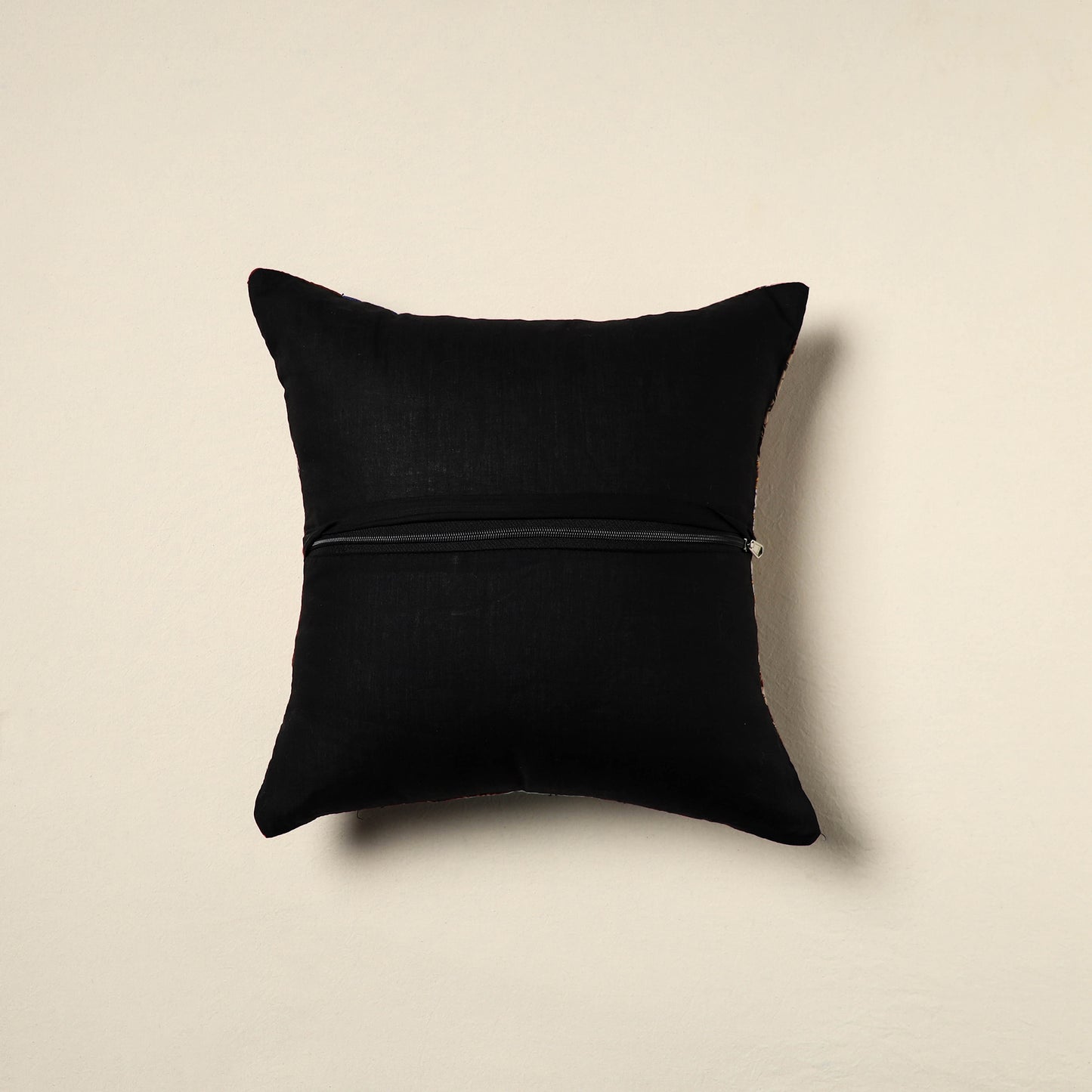 Multicolor - handcrafted cotton patchwork cushion cover 107