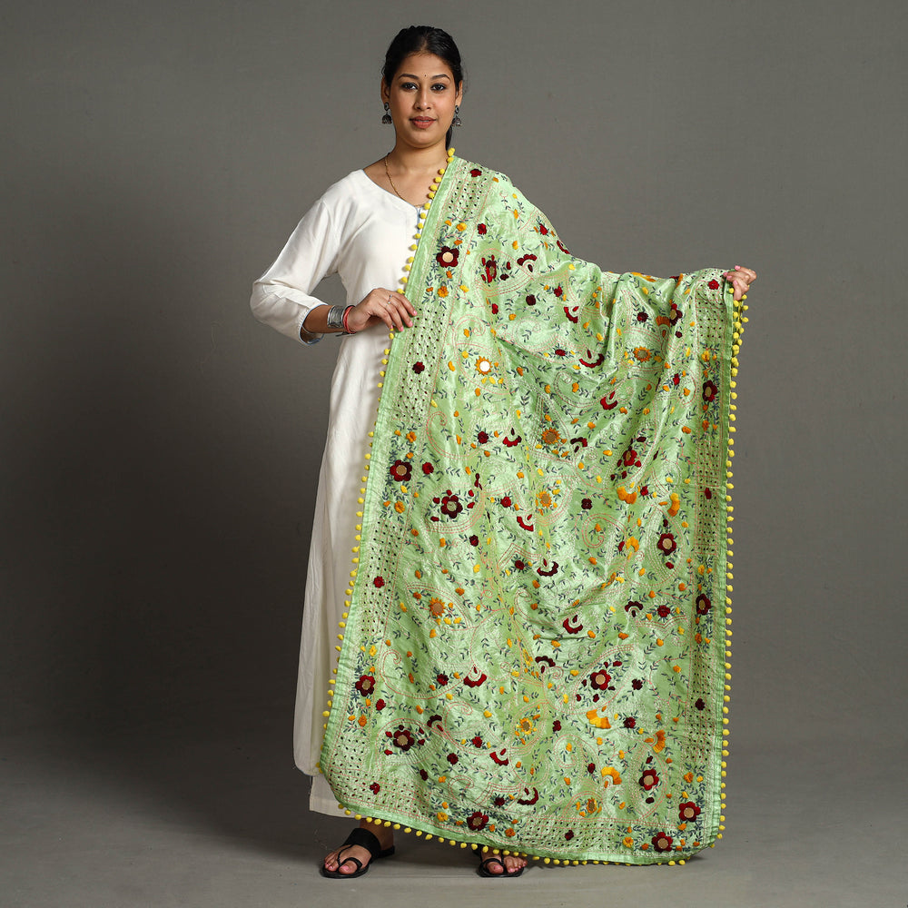 Phulkari Embroidered Dupatta