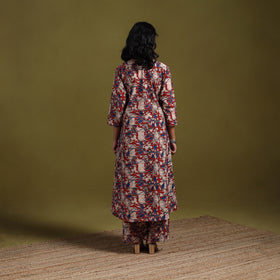 Kalamkari Printed Cotton 2pc Kurta Set for women 08