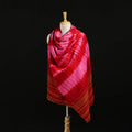 Kutch Handwoven Clamp Dyed Shibori Desi Wool Shawl 57