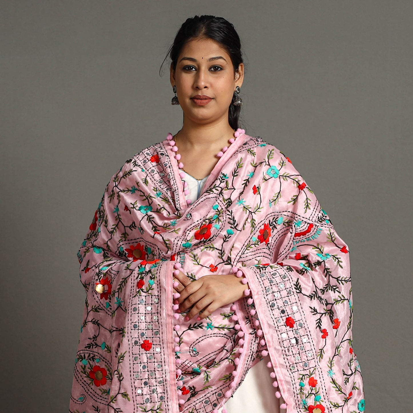 Phulkari Embroidered Dupatta