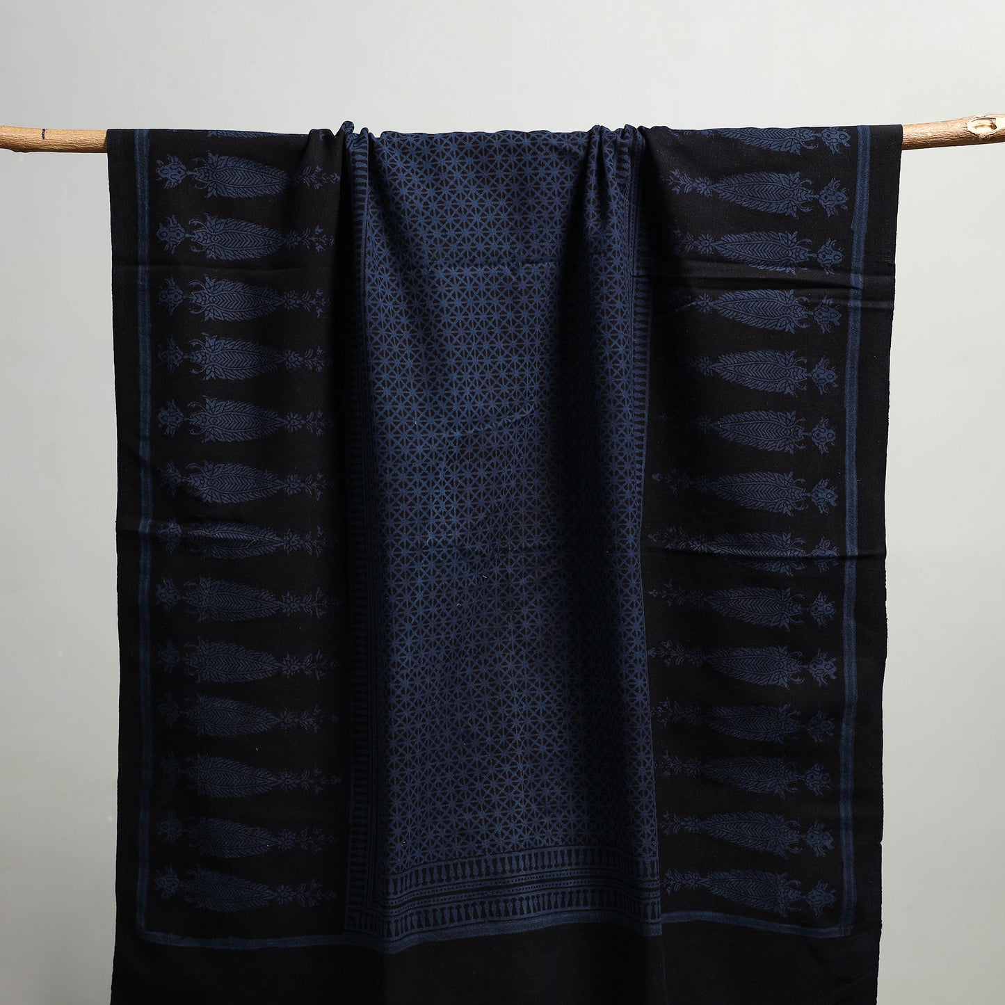 Handloom Cotton Natural Dyed Hand Block Bagh Print Towel 107