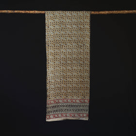 Pedana Block Print Natural Dyed Cotton Kalamkari Stole 50