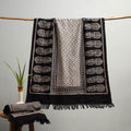 Handloom Cotton Natural Dyed Hand Block Bagh Print Towel 108