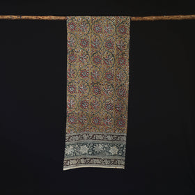 Pedana Block Print Natural Dyed Cotton Kalamkari Stole 47