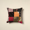 Multicolor Handcrafted Cotton Patchwork Cushion Cover