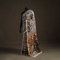 Kalamkari Printed Kota Doria Cotton Saree 27