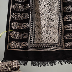 Handloom Cotton Natural Dyed Hand Block Bagh Print Towel 108