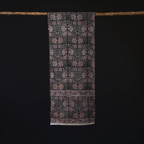 Pedana Block Print Natural Dyed Cotton Kalamkari Stole 45