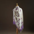 Floral Sanganeri Print Pure Merino Wool Handwoven Shawl 30
